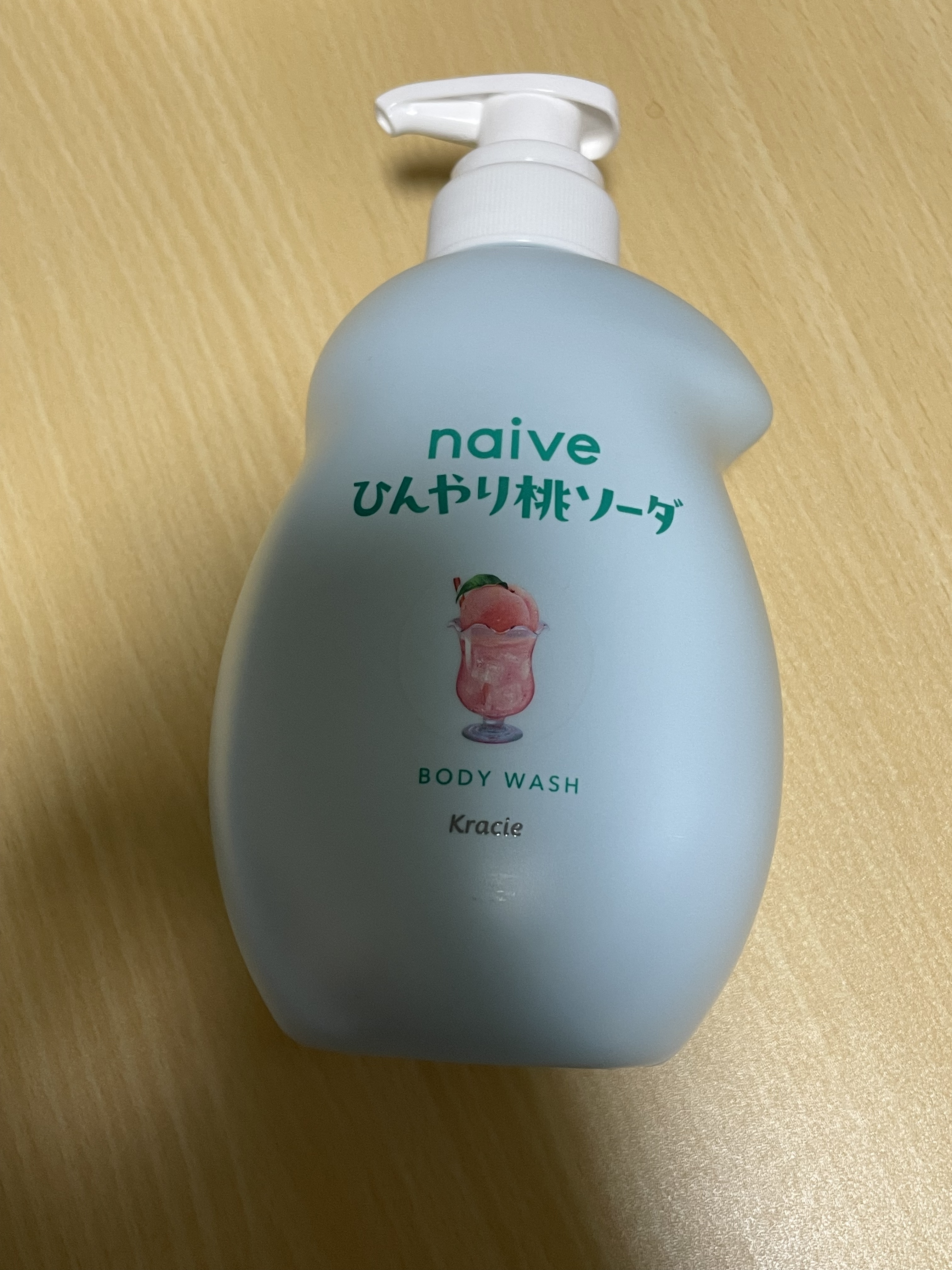 ナイーブ　ボディソープ（ひんやり桃ソーダ） ポンプ（530mL）/ナイーブ/ボディソープを使ったクチコミ（1枚目）