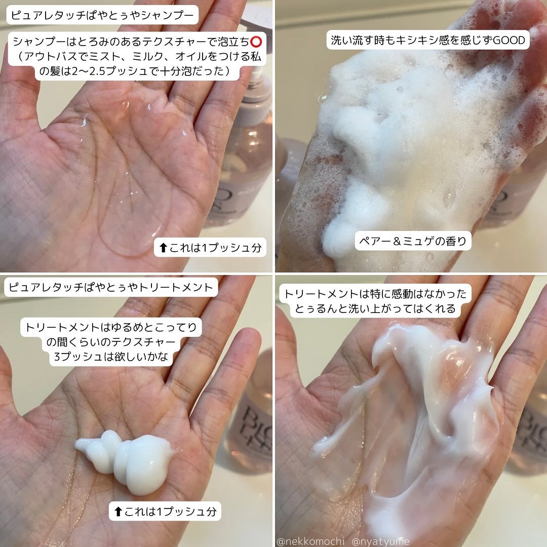 SS ビオリス ピュアレタッチ ぱやとぅや シャンプー/ヘアコンディショナー/SSビオリス/市販シャンプーを使ったクチコミ(3枚目)