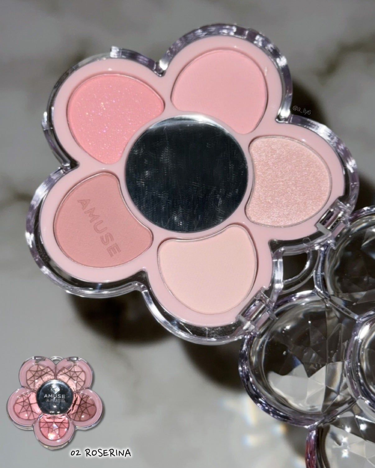 フローラアイパレット/AMUSE/アイシャドウを使ったクチコミ(6枚目)