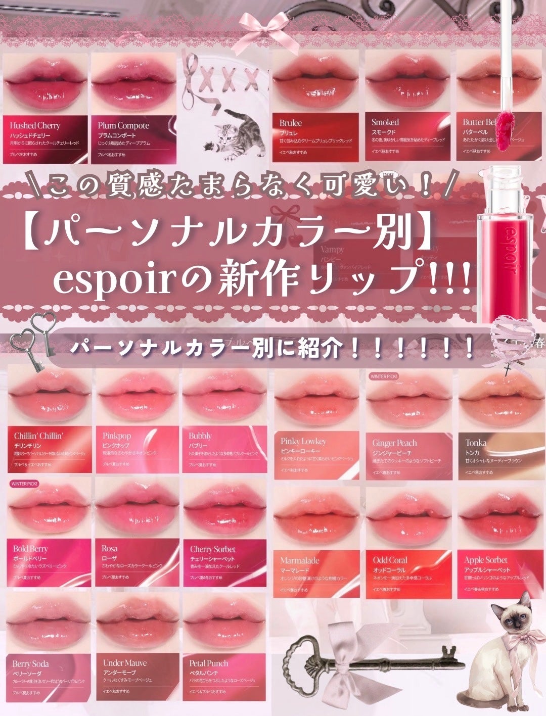 クチュールリップティントグレイズ/espoir/リップティントを使ったクチコミ(1枚目)
