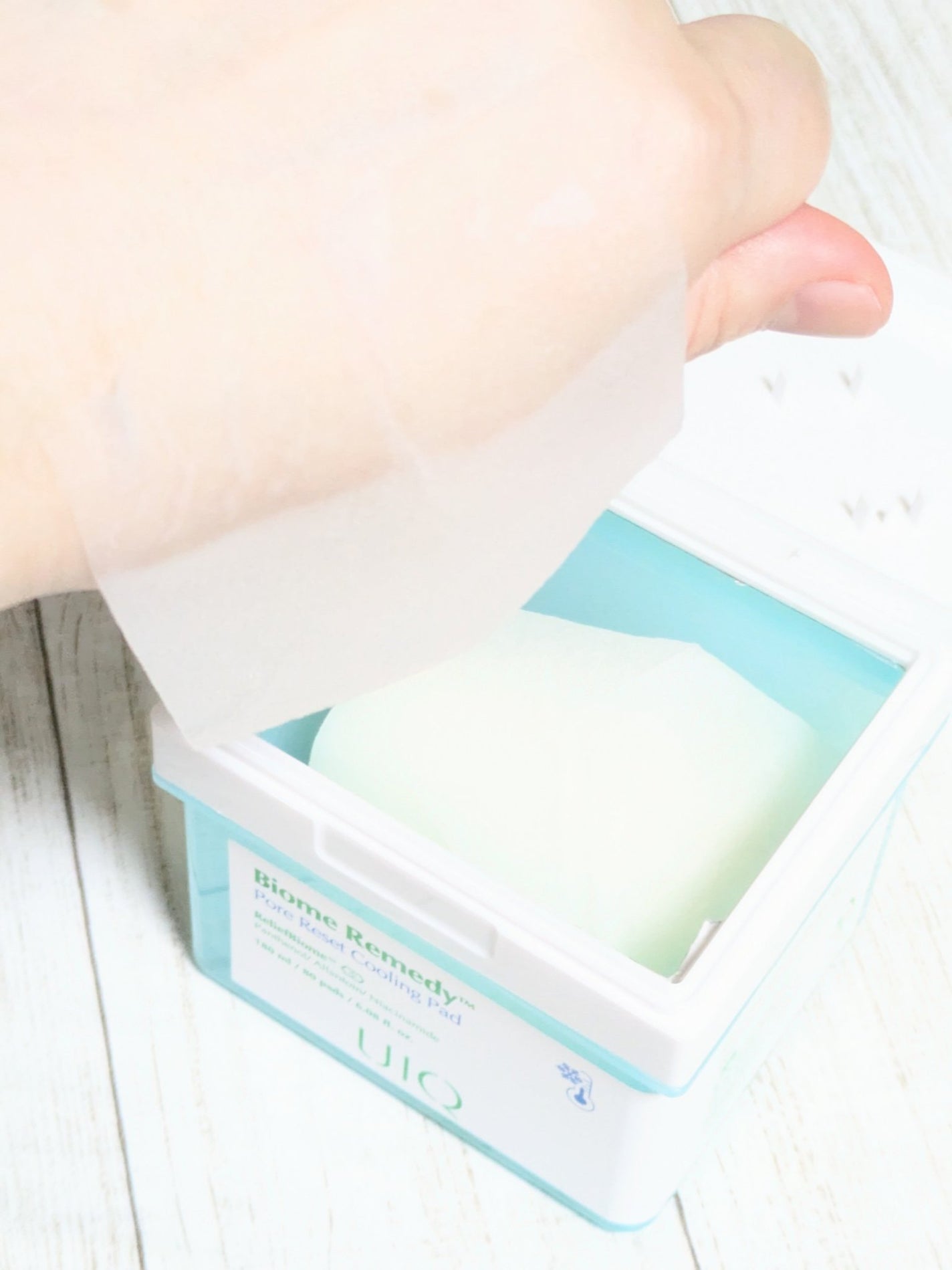 バイオームレメディポアリセットクーリングパッド/UIQ/トナーパッドを使ったクチコミ(2枚目)