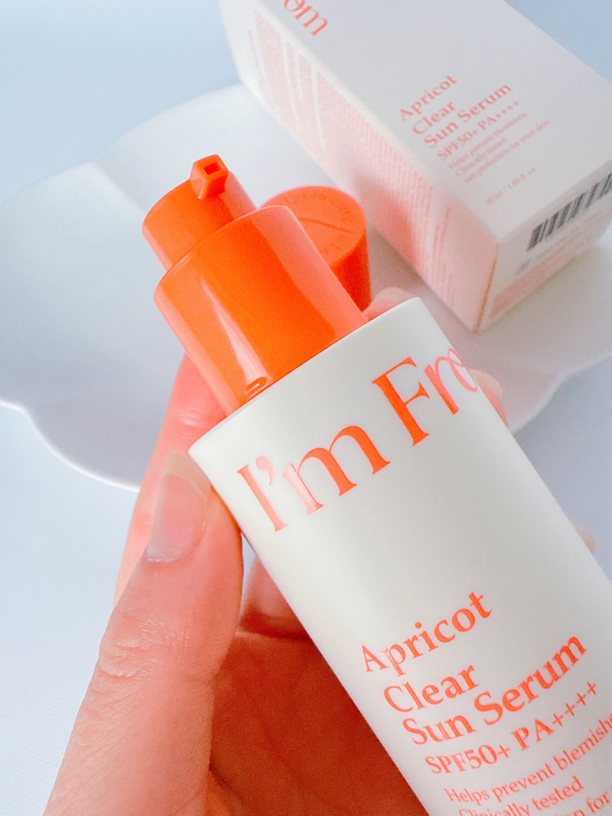 アプリコットクリアサンセラム/I'm from/日焼け止めローションを使ったクチコミ（3枚目）