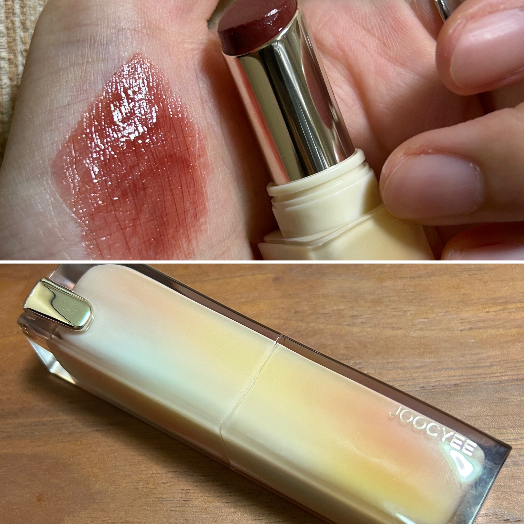 Joocyee グレーズフィルムルージュ/Joocyee/口紅を使ったクチコミ（1枚目）