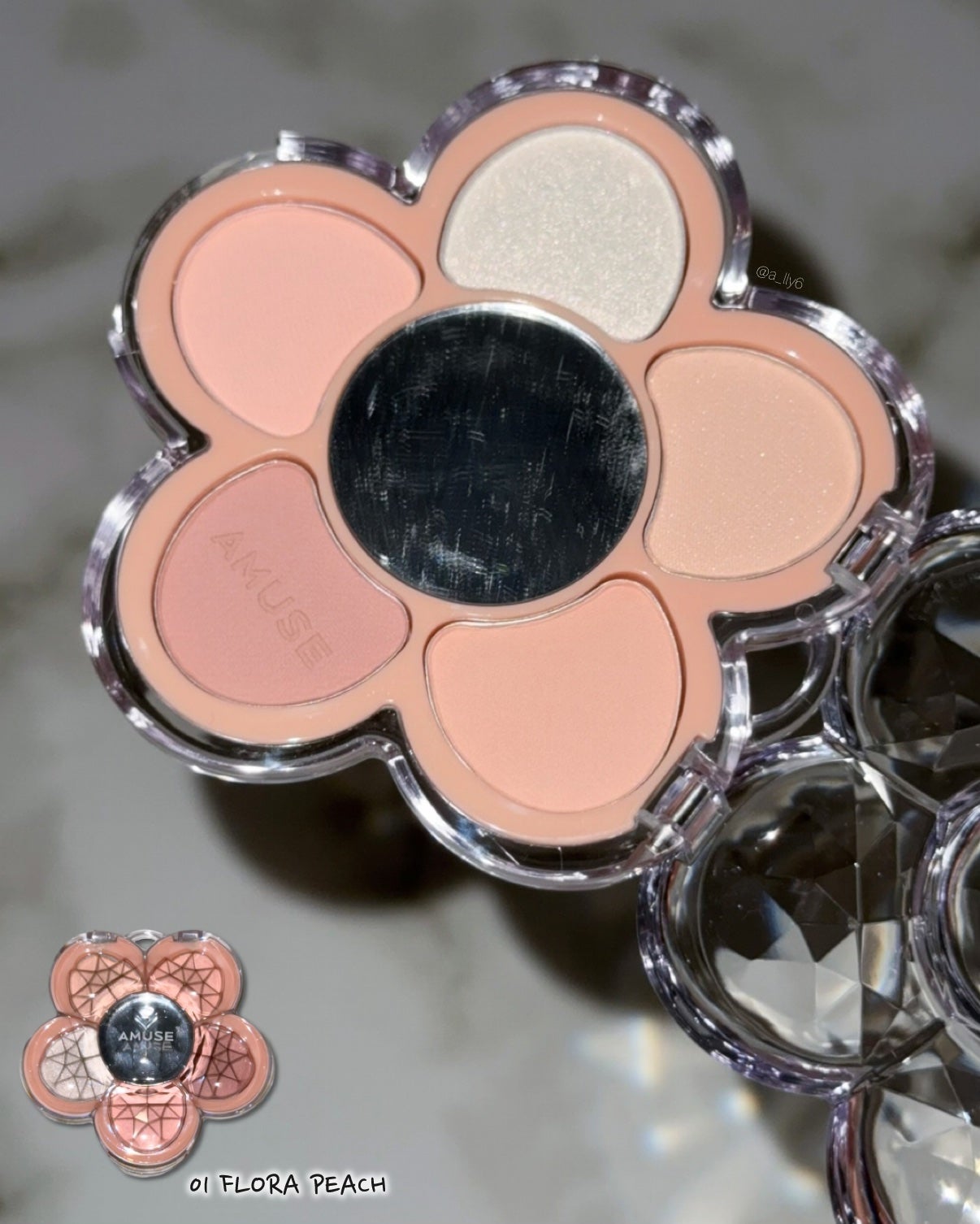 フローラアイパレット/AMUSE/アイシャドウを使ったクチコミ(3枚目)