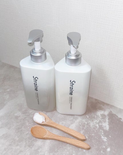 ストレートシャンプー/ストレートトリートメント ホワイトブロッサムの香り/Straine/市販シャンプーを使ったクチコミ(5枚目)