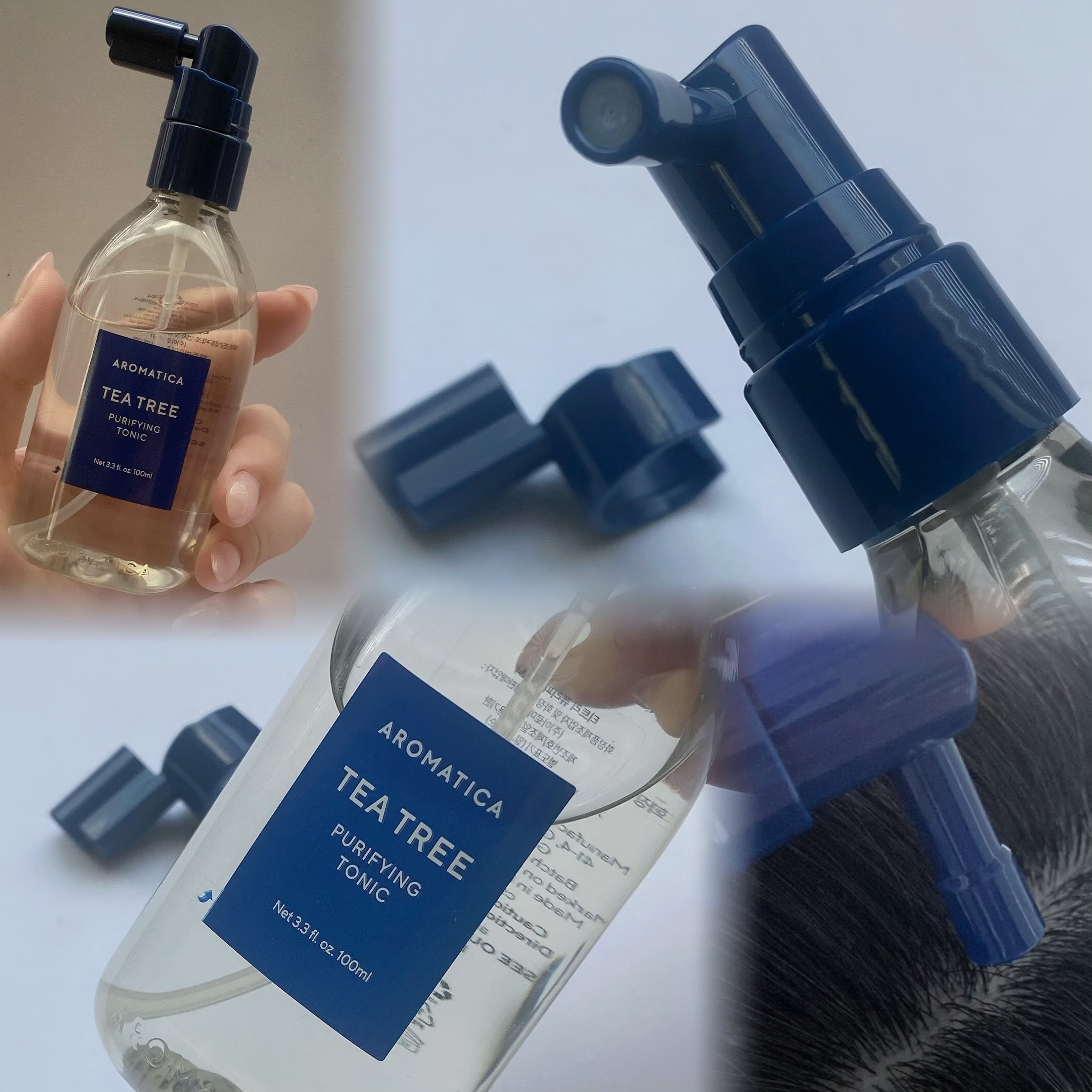 ティーツリーピュリファイングトニック/AROMATICA/頭皮ローションを使ったクチコミ（2枚目）