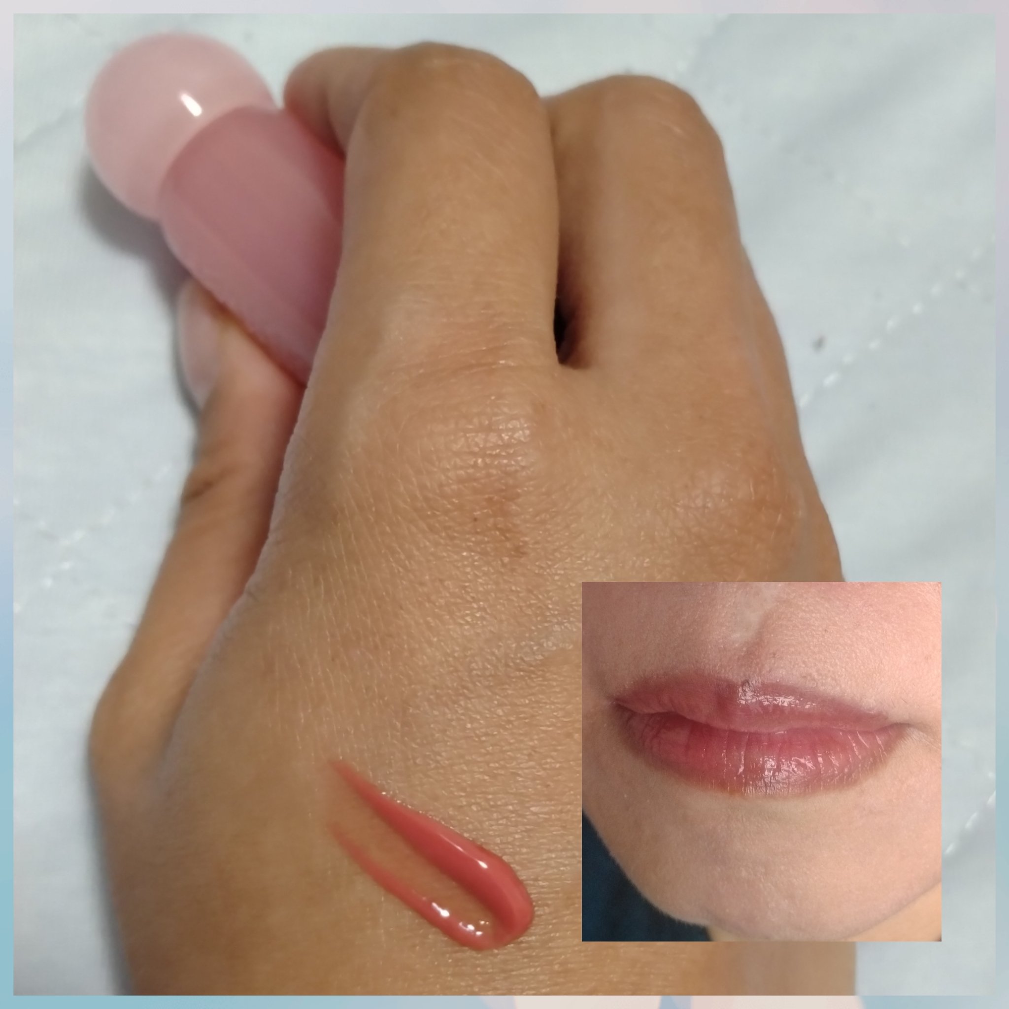 ジューシーデューイグロウティント/dasique/リップティントを使ったクチコミ（3枚目）