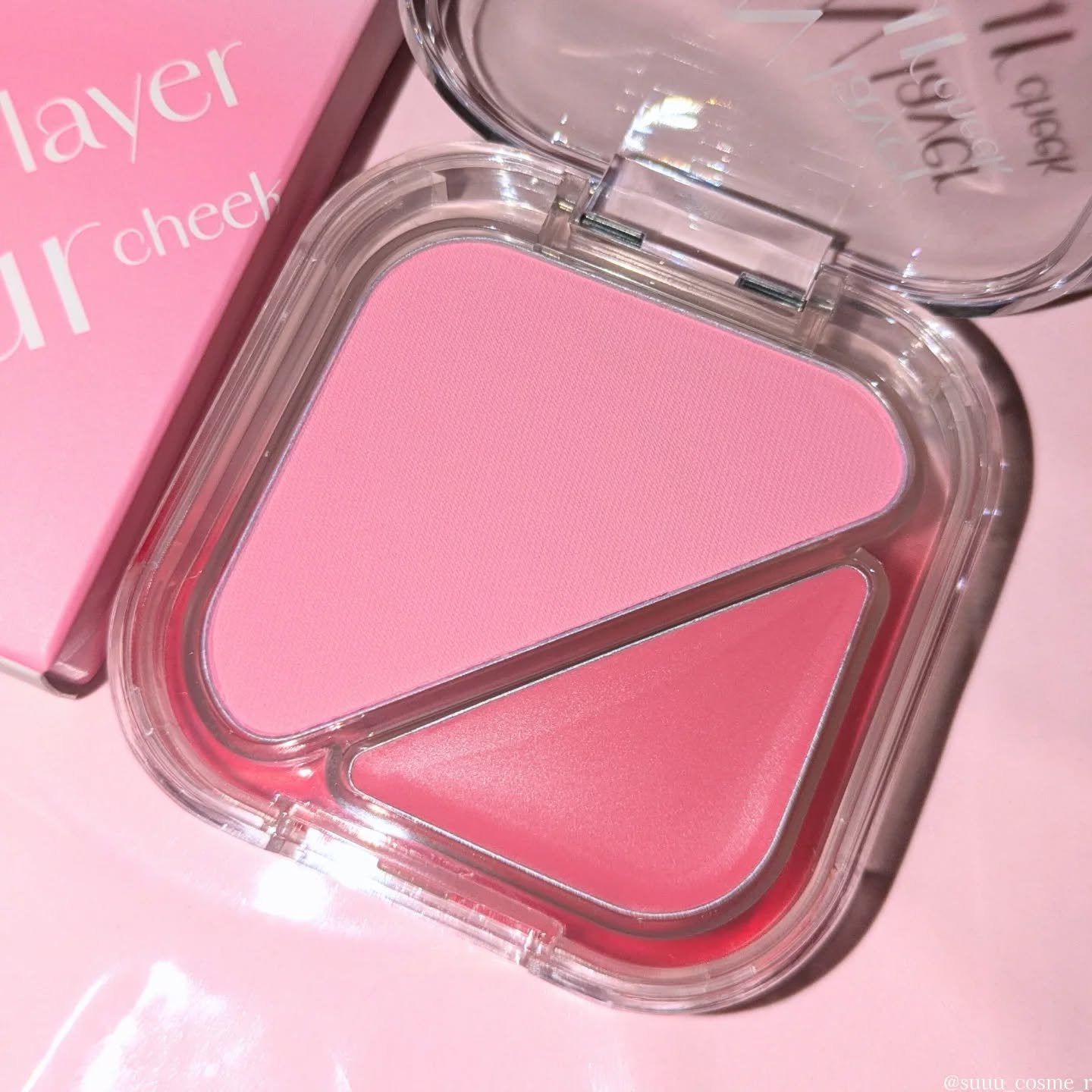 グローレイヤーブラーチーク 11 ピンクロリポップ/LUNA/パウダーチークを使ったクチコミ（2枚目）