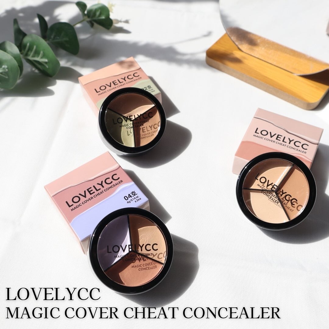 lovelycc マジックカバーチートコンシーラー/LOVELYCC/パレットコンシーラーを使ったクチコミ(1枚目)