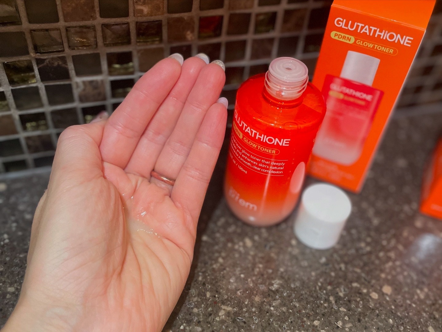 グルタチオンPDRNグロートナー /make prem/化粧水を使ったクチコミ（2枚目）