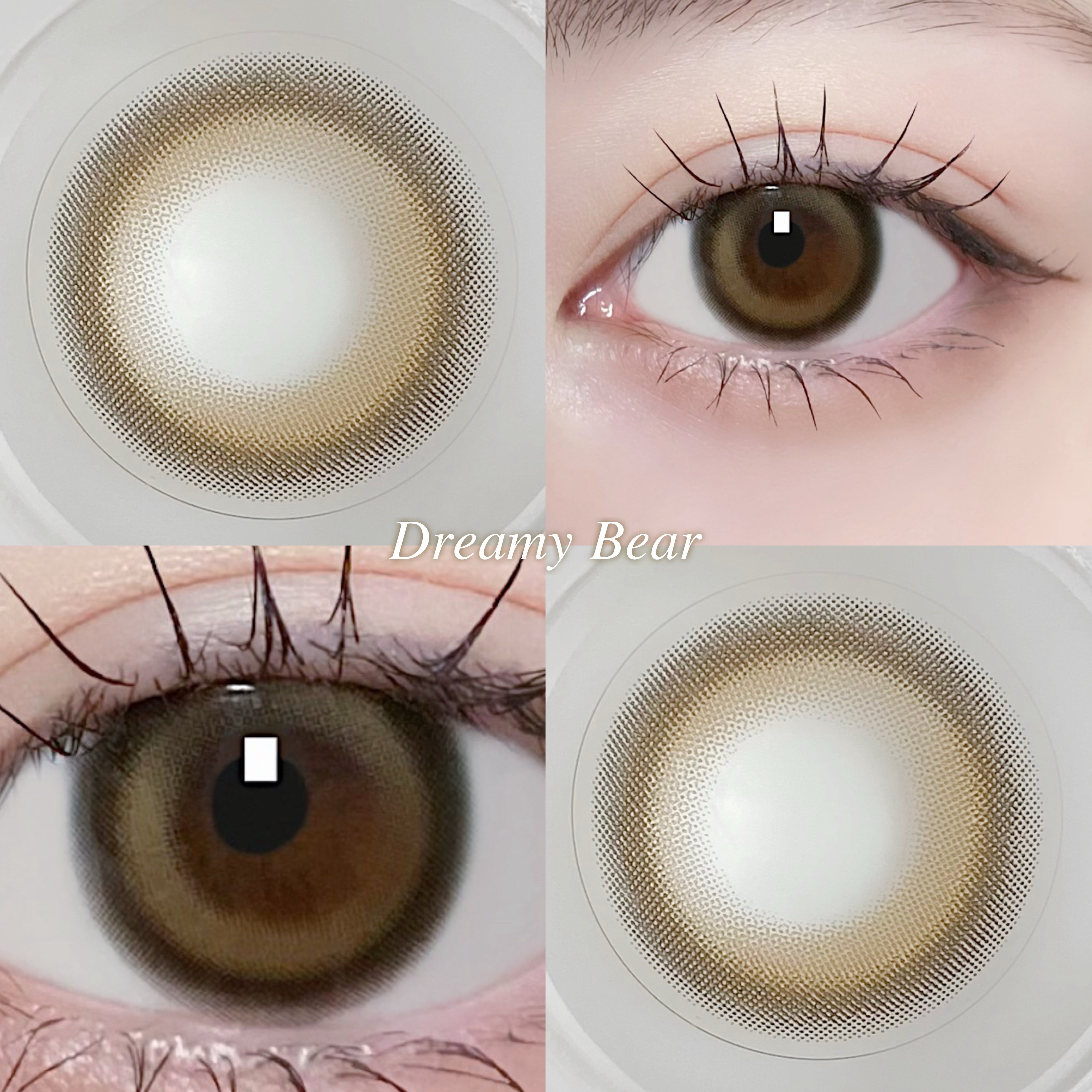 LilMe 1day Dreamy Bear(ドリーミーベア)/LilMe/ワンデー（１DAY）カラコンを使ったクチコミ（3枚目）