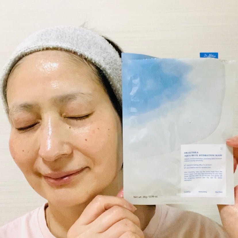 AQUA BLUE HYDRATION MASK/Dr.Althea/シートマスク・パックを使ったクチコミ(4枚目)
