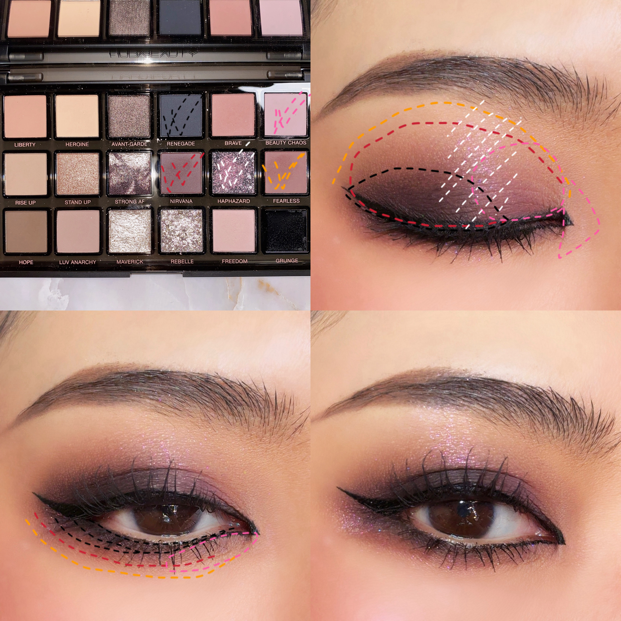 試してみた】PRETTY GRUNGE Huda Beautyの人気色・イエベブルベ