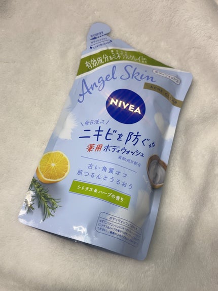 ニベア エンジェルスキン ボディウォッシュ アクネクリア 【医薬部外品】/ニベア/ボディソープを使ったクチコミ(1枚目)
