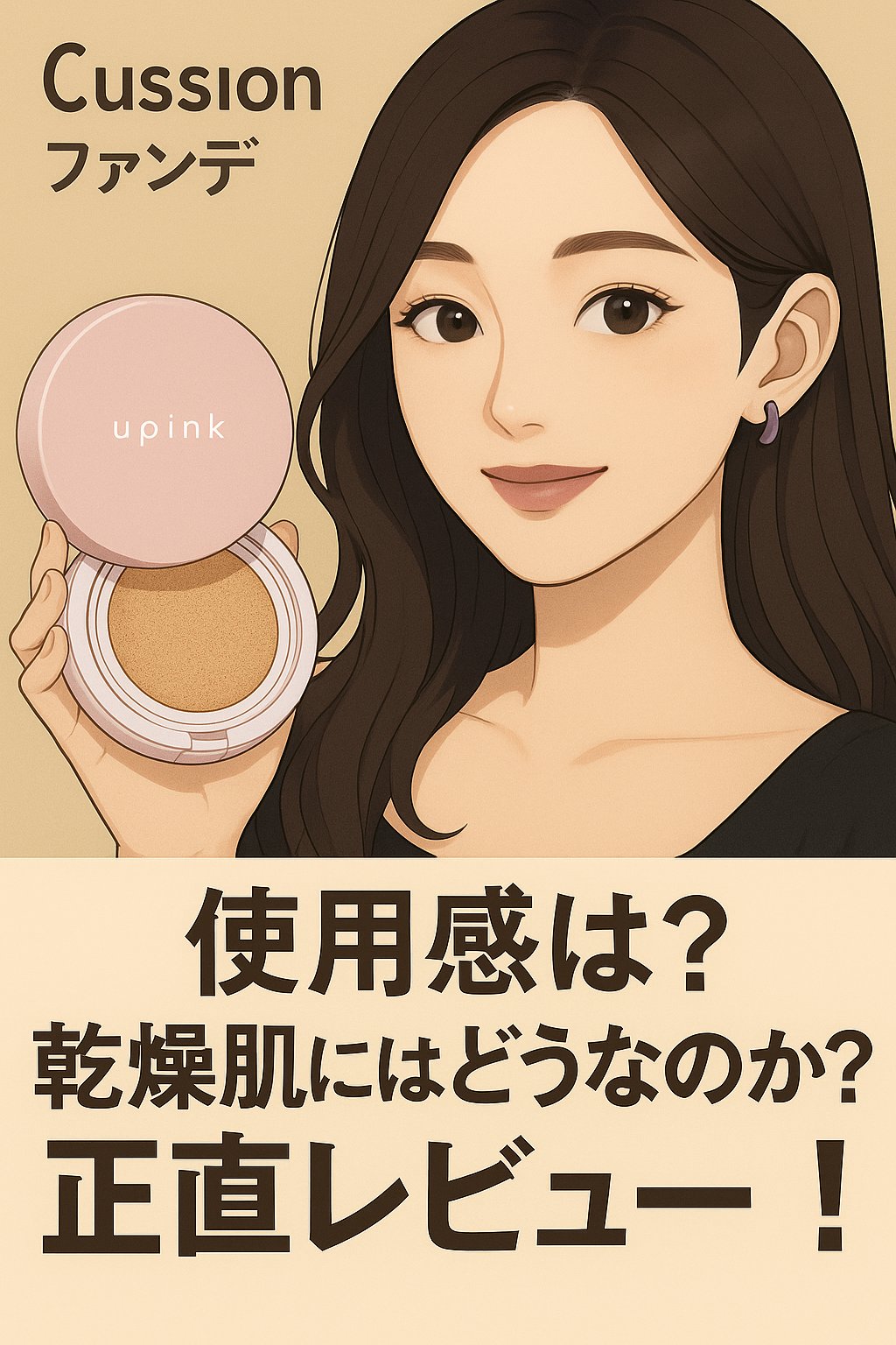 カバー&グロウクッション/upink/クッションファンデーションを使ったクチコミ（1枚目）