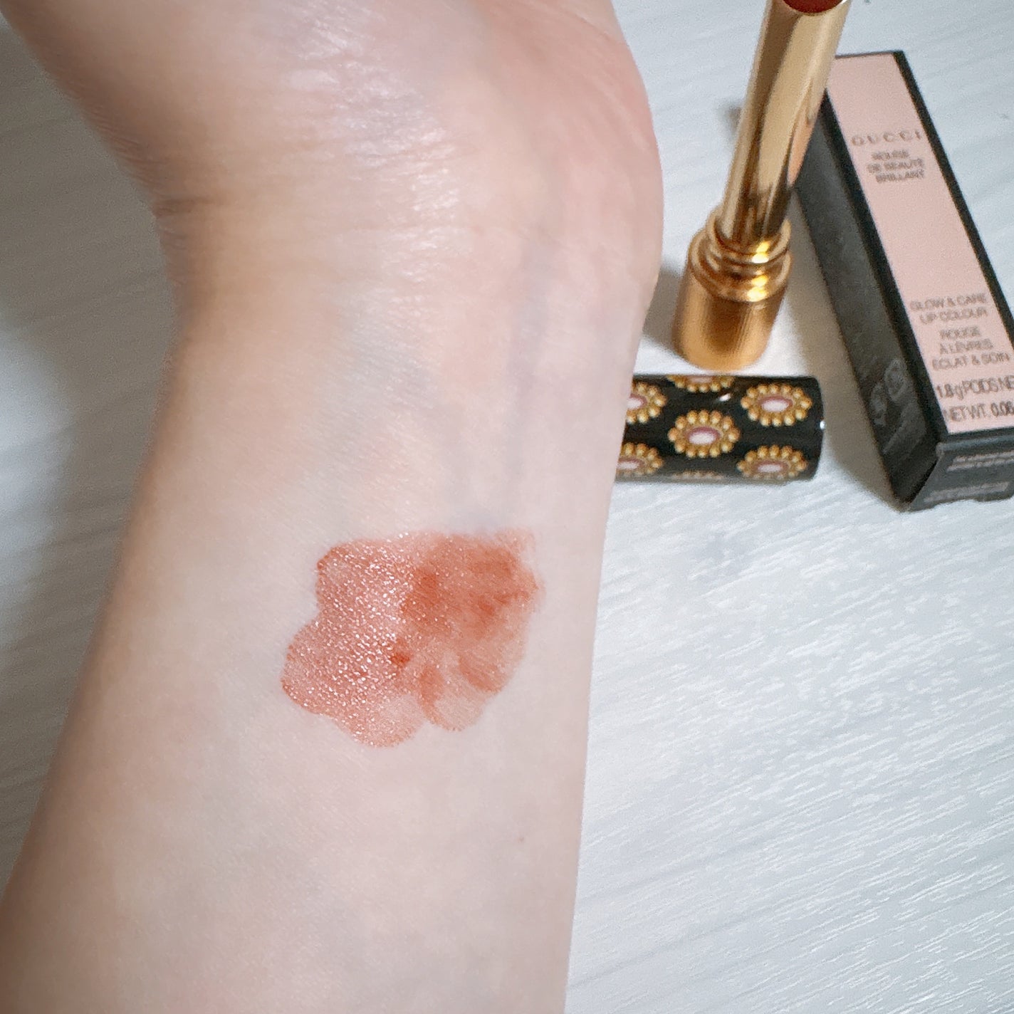 グッチ ルージュ ドゥ ボーテ ブリアン/GUCCI beauty/口紅を使ったクチコミ(4枚目)