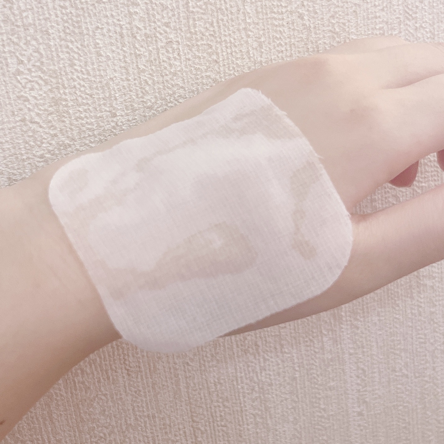 ポイントスキンガーゼ マスカットの香り/b idol/拭き取り化粧水を使ったクチコミ（2枚目）