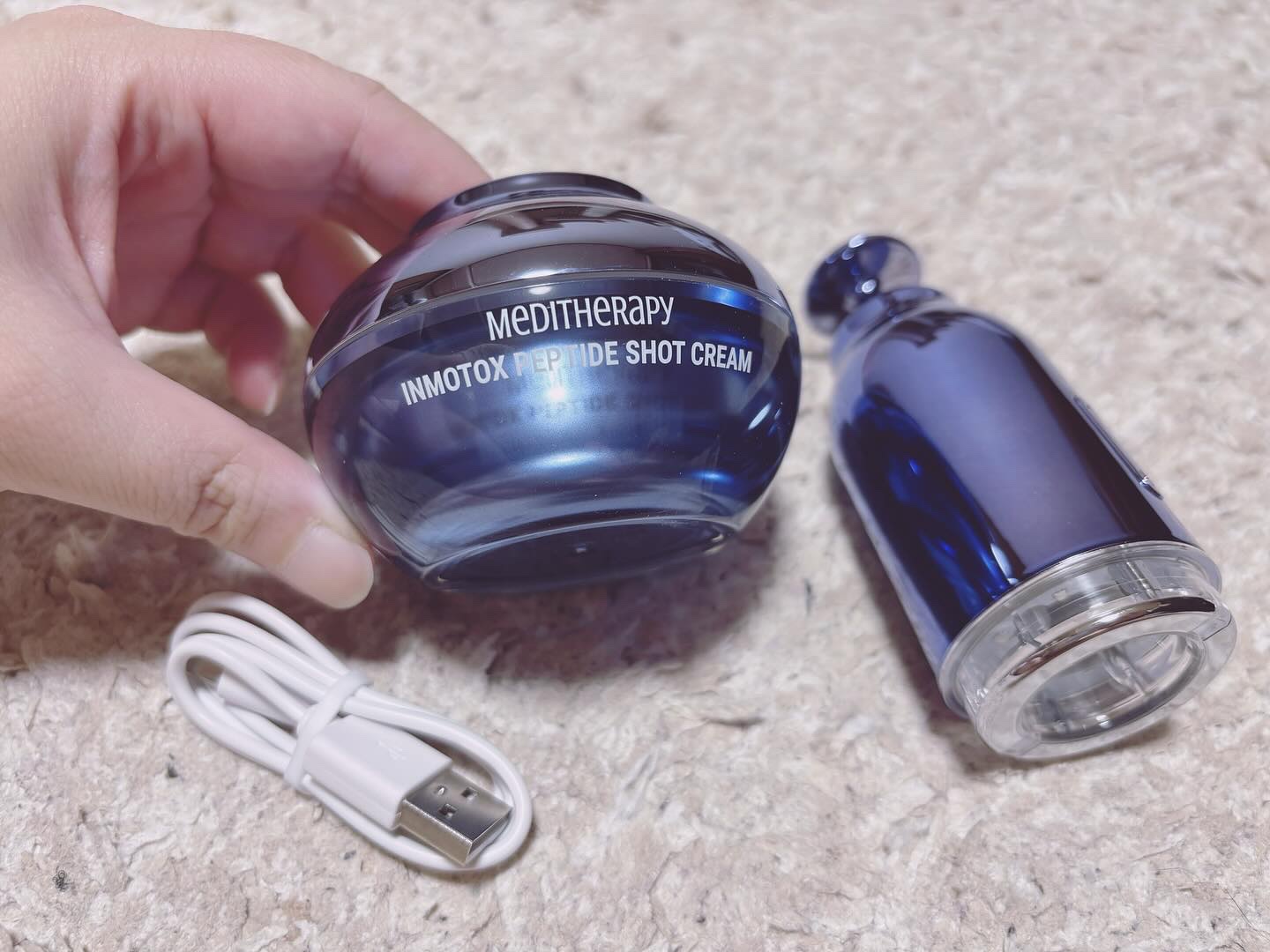 @meditherapy.jp の#ペプチドショットクリーム吸引ジェットセット
.
#韓国 の#ホームエステ 専用ブランド、#メディテラピー 
.
最近ずっと使ってるけど、肌にハリが出た感じと引き締まった感じがあって好き🫶
.
クリームは