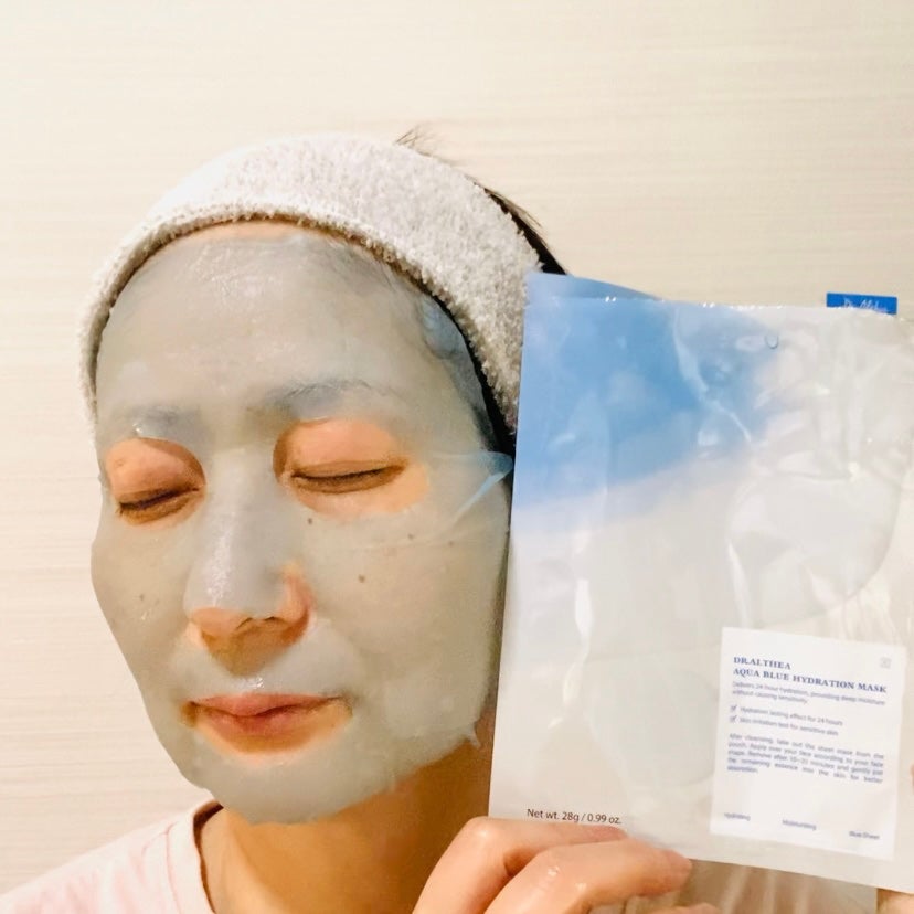 AQUA BLUE HYDRATION MASK/Dr.Althea/シートマスク・パックを使ったクチコミ(3枚目)