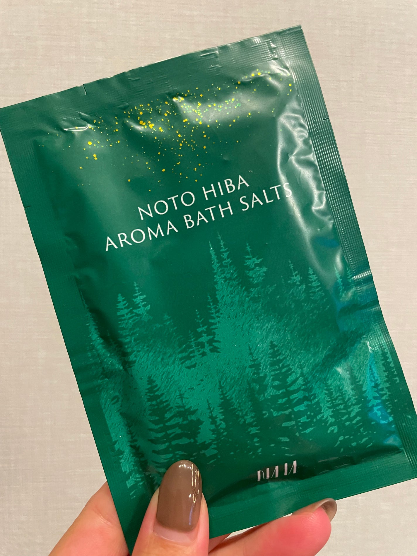 能登ヒバ バスソルト/NAIA/無機塩系入浴剤を使ったクチコミ(1枚目)