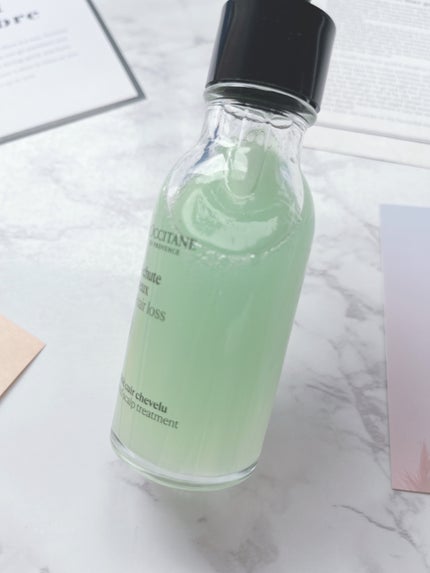薬用 メディカル アンチヘアロスセラム/L'OCCITANE/頭皮ローションを使ったクチコミ(3枚目)