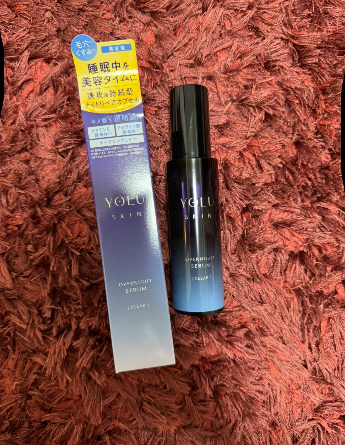 ヨル スキン オーバーナイトセラム クリア/YOLU/美容液を使ったクチコミ（1枚目）
