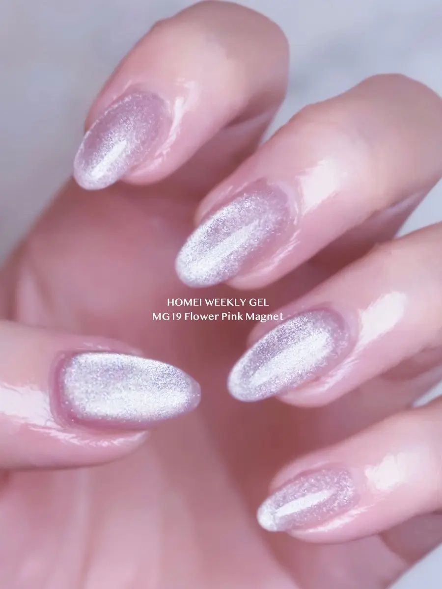 HOMEI ウィークリージェル MG20 Swan Blue Magnet/HOMEI/ジェルネイルを使ったクチコミ（1枚目）