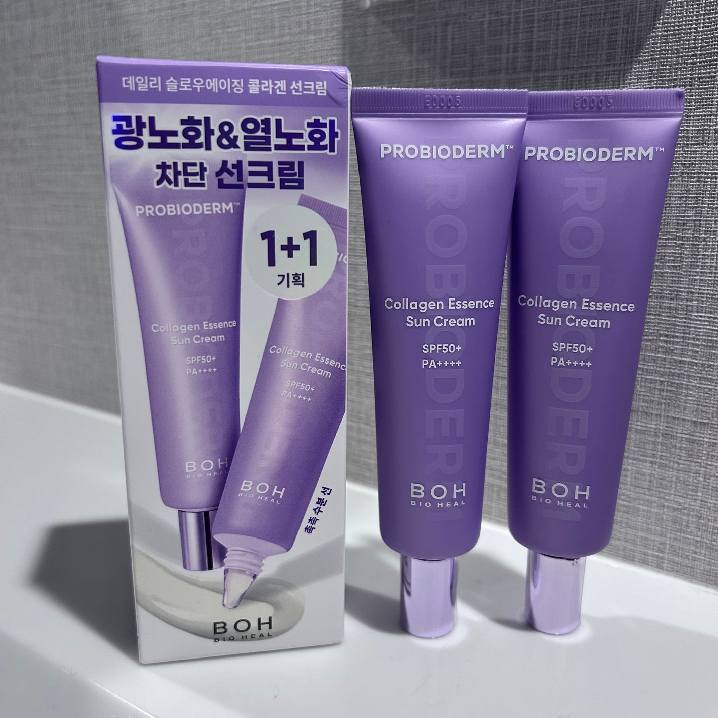 バイオヒールボ プロバイオダーム™ コラーゲン エッセンス サンクリーム/BIOHEAL BOH/日焼け止めローションを使ったクチコミ(1枚目)