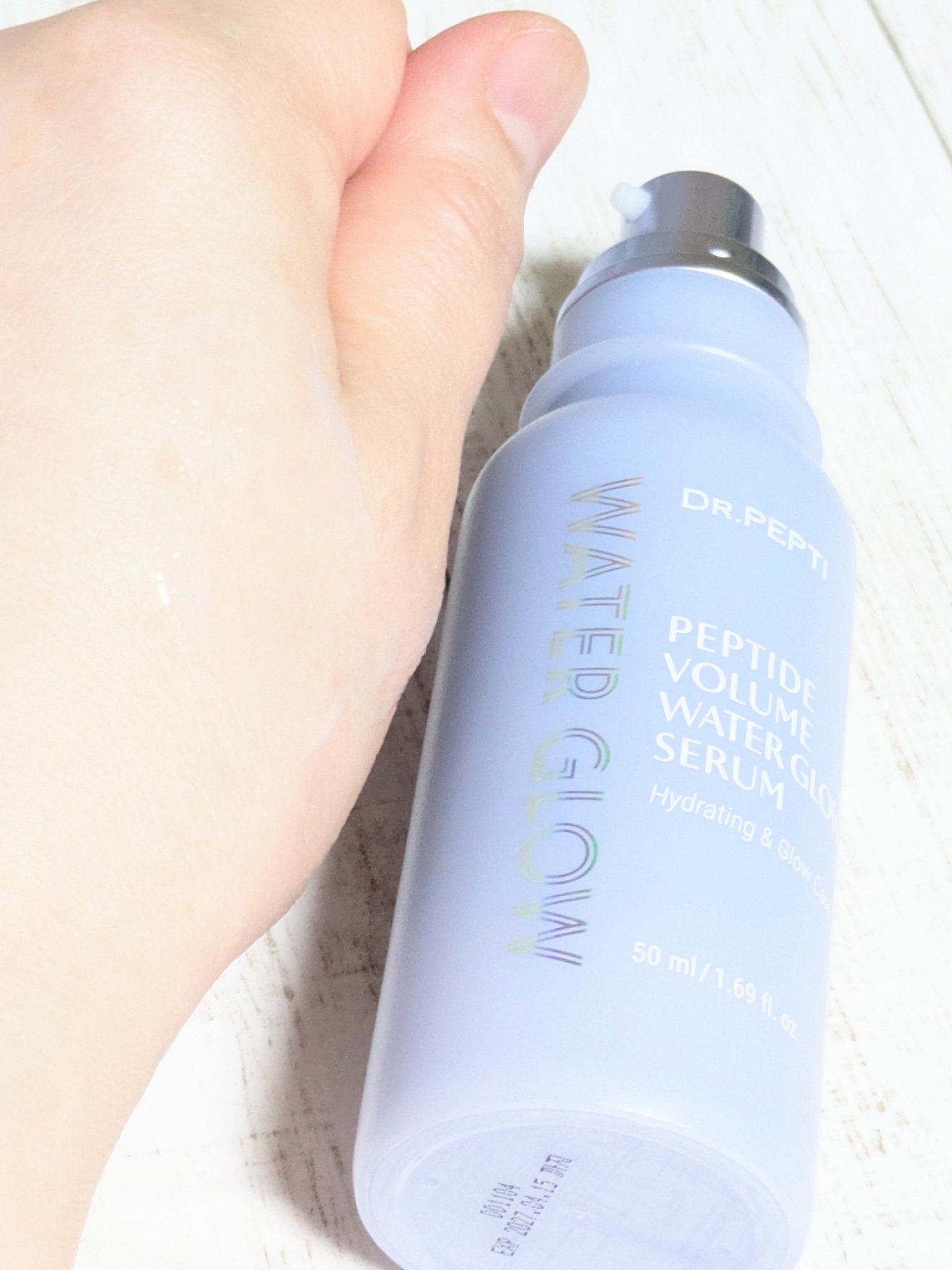 ペプチドボリュームウォーターグローセラム/DR.PEPTI/美容液を使ったクチコミ（3枚目）