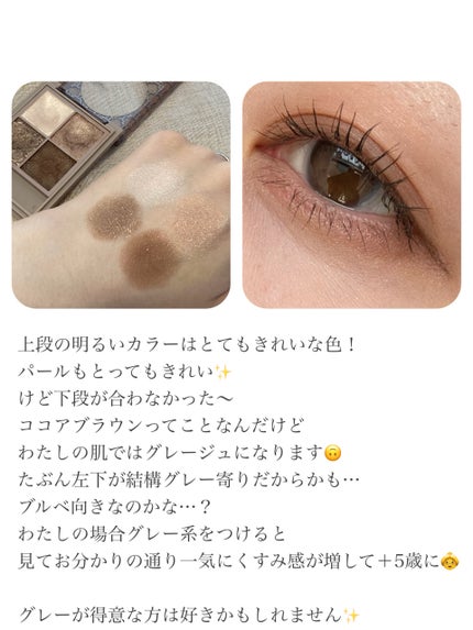 グロッシーリッチ アイズ N BR-5 ココアブラウン系/Visée/アイシャドウパレットの画像