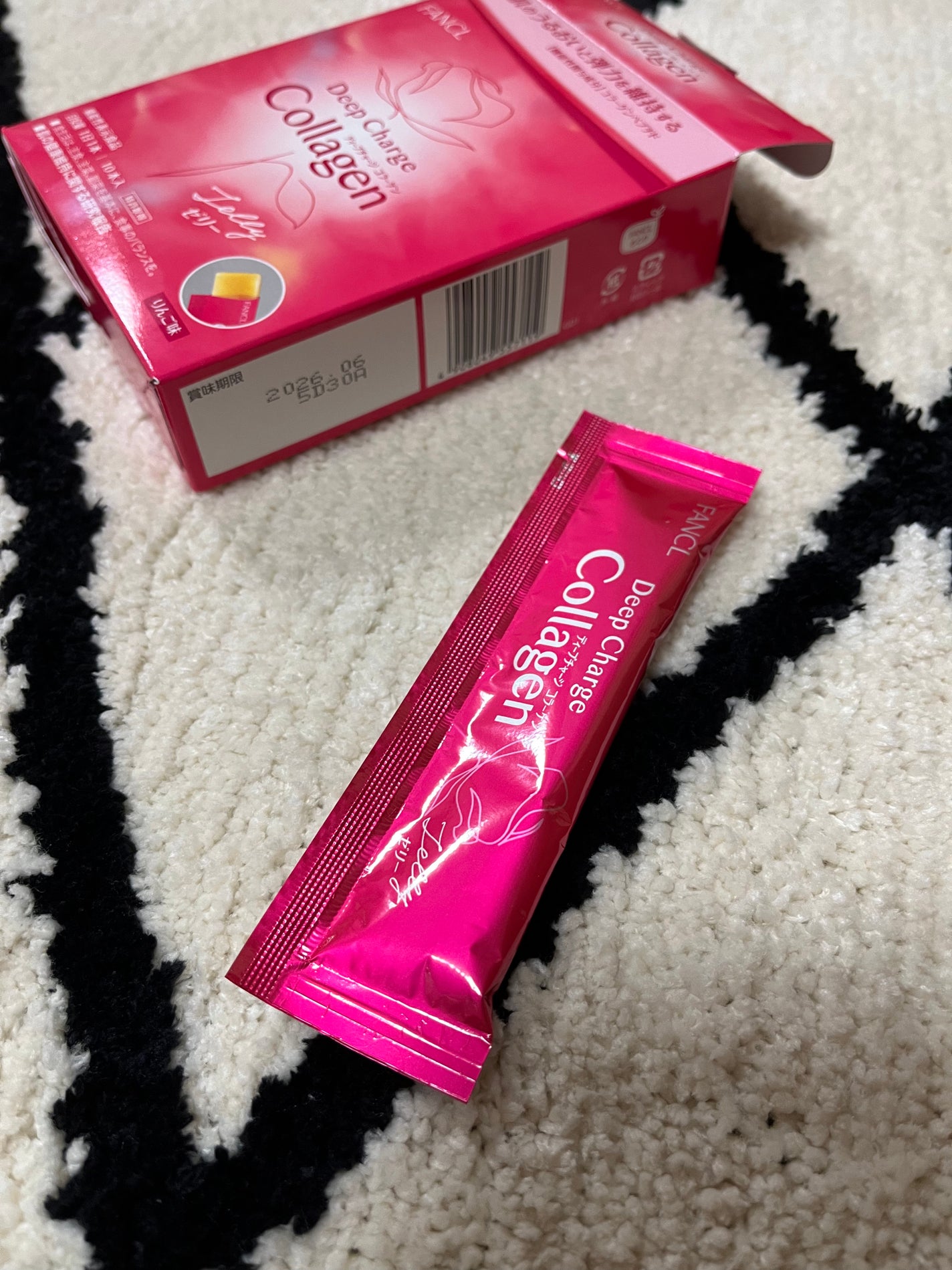 ディープチャージ コラーゲン スティックゼリー/ファンケル/美容サプリメントを使ったクチコミ(3枚目)