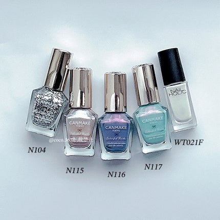 カラフルネイルズ/キャンメイク/マニキュアを使ったクチコミ(6枚目)