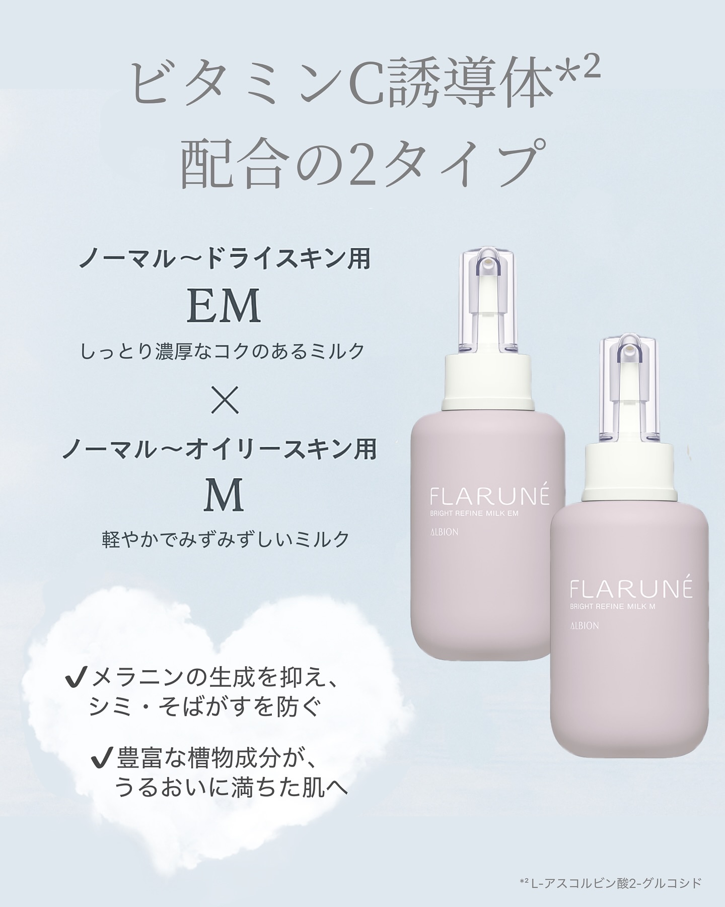 フラルネ ブライトリファイン ミルク EM/ALBION/乳液を使ったクチコミ（3枚目）