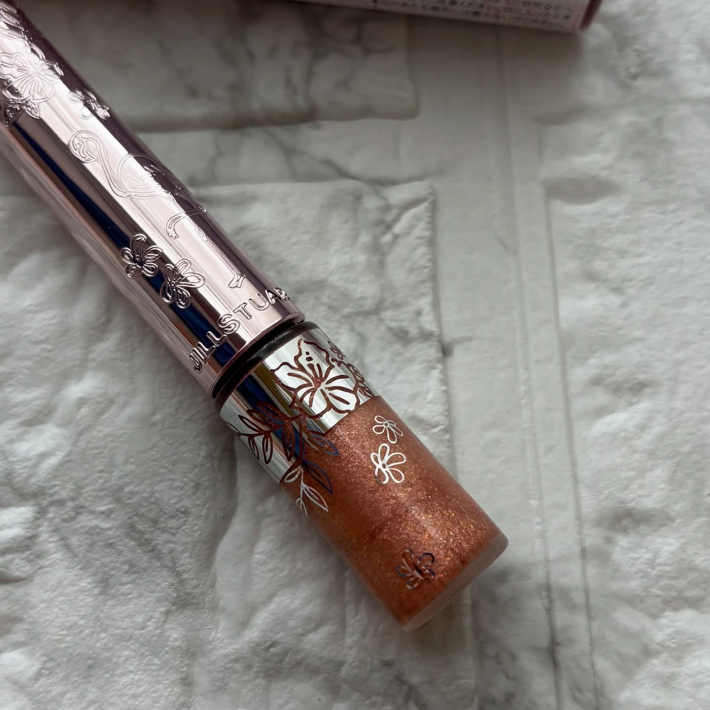 ジルスチュアート　アイダイヤモンド グリマー 14 seaside sunset＜スパークルピンクラグーン＞（限定色）/JILL STUART/グリッターを使ったクチコミ（3枚目）