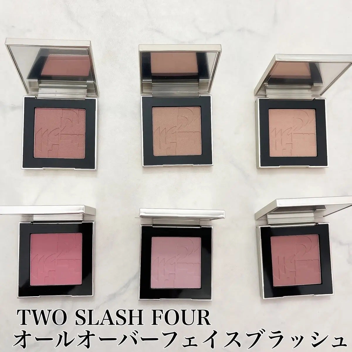 オールオーバーフェイスブラッシュ/TWO SLASH FOUR/パウダーチークを使ったクチコミ(1枚目)