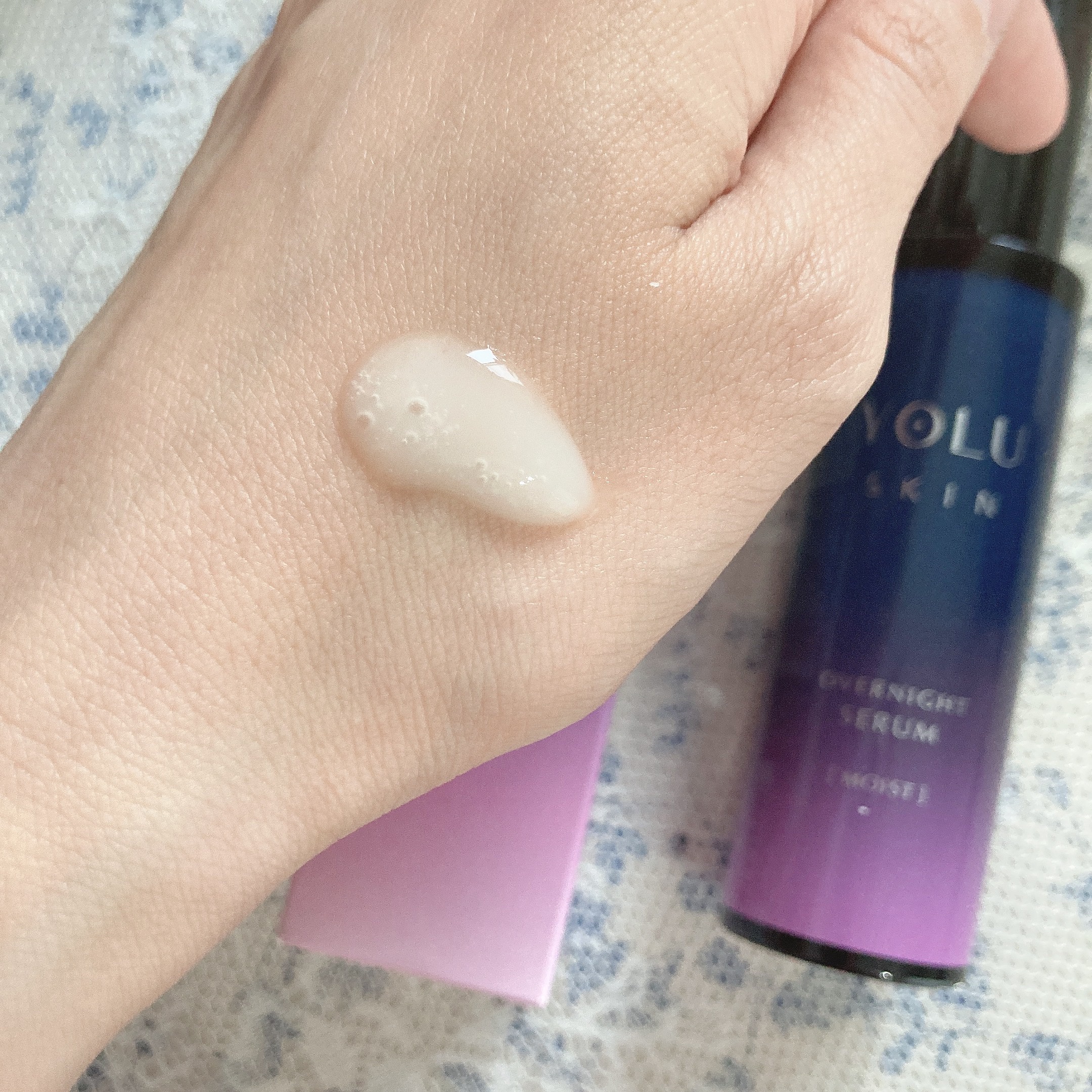 ヨル スキン オーバーナイトセラム モイスト/YOLU/美容液を使ったクチコミ（3枚目）