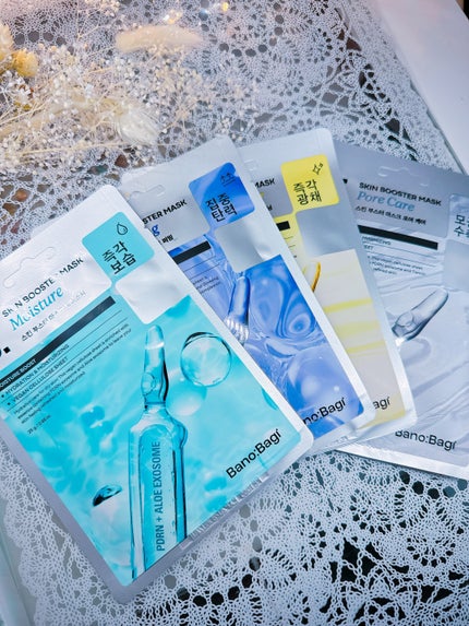 スキンブースターマスクモイスチャー/BANOBAGI/シートマスク・パックを使ったクチコミ(5枚目)