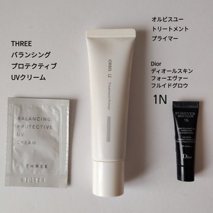 バランシング プロテクティブ UV クリーム/THREE/日焼け止めクリームを使ったクチコミ(1枚目)