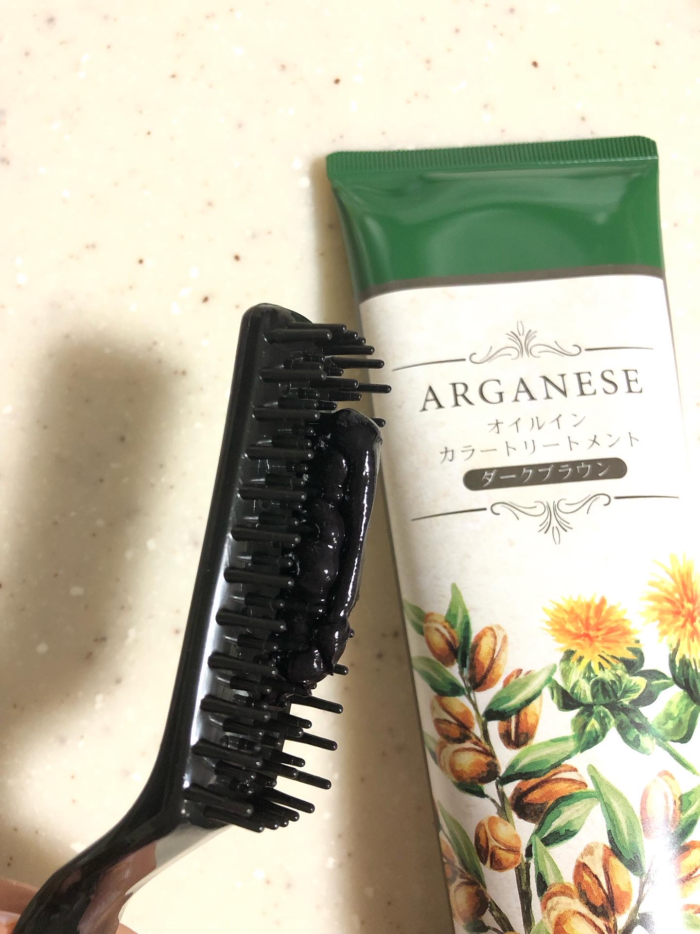 アルガネーゼ オイルインカラートリートメント/ウィルミナ/ヘアカラーを使ったクチコミ（2枚目）