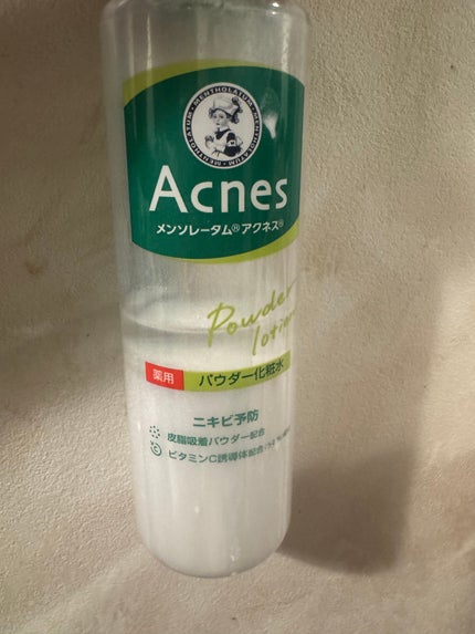 薬用パウダー化粧水/メンソレータム アクネス/化粧水を使ったクチコミ(1枚目)