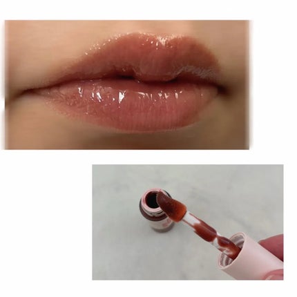 MAKE UP FOR EVER スーパーブースト リップグロスのクチコミ「MAKE UP FOR EVER スーパーブースト リップグロス 05エニウェアカフェイン
.....」(2枚目)