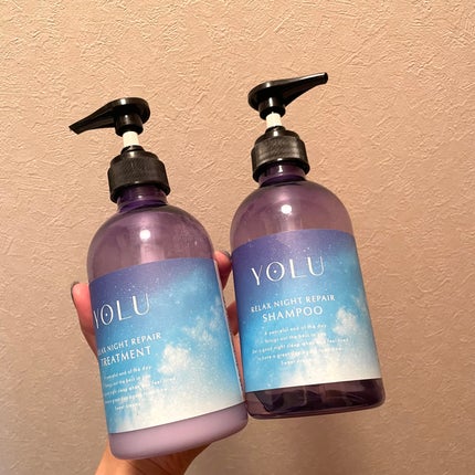 カームナイトリペアシャンプー/トリートメント/YOLU/シャンプー・コンディショナーを使ったクチコミ(2枚目)