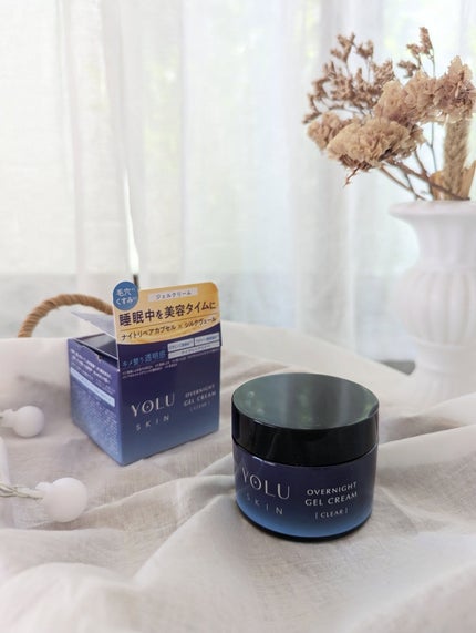 ヨル スキン オーバーナイトジェルクリーム クリア/YOLU/フェイスクリームを使ったクチコミ(5枚目)