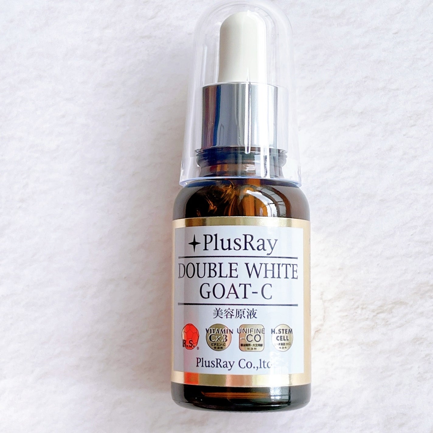 エクストラダブルホワイト美容原液GOAT-C/PlusRay/美容液を使ったクチコミ(4枚目)