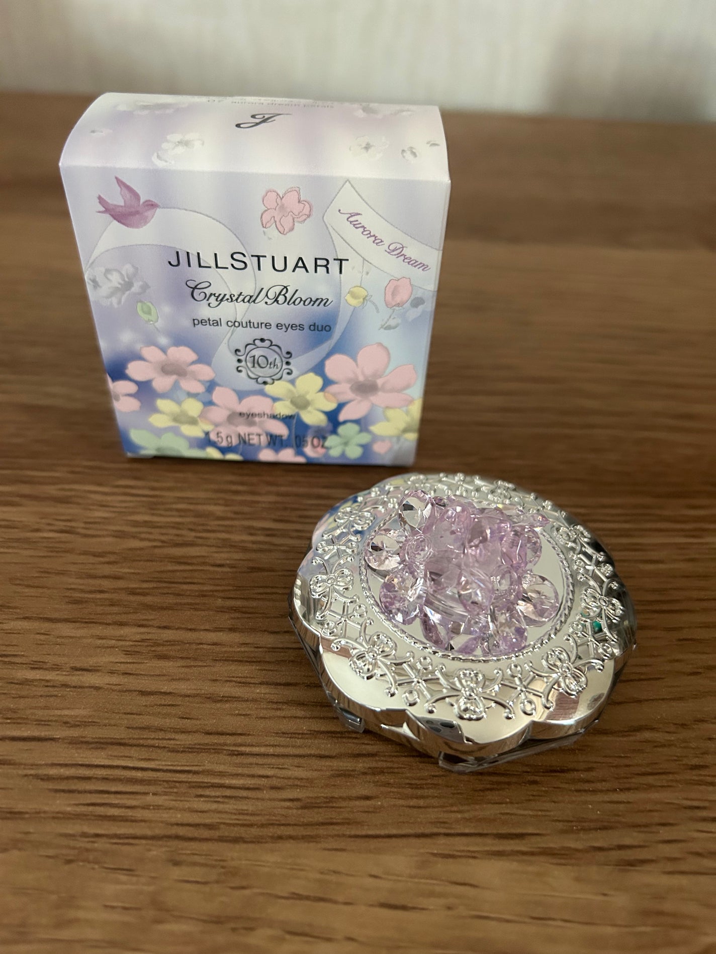 ジルスチュアート クリスタルブルーム ペタルクチュールアイズ デュオ/JILL STUART/アイシャドウパレットを使ったクチコミ(1枚目)