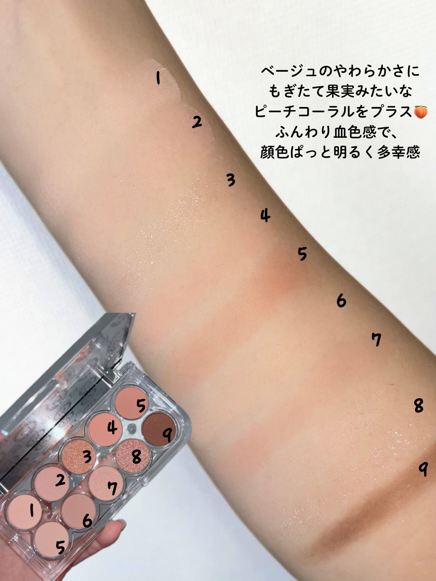 ライトオンアイズシャドウパレット/ルミル/アイシャドウパレットを使ったクチコミ(2枚目)