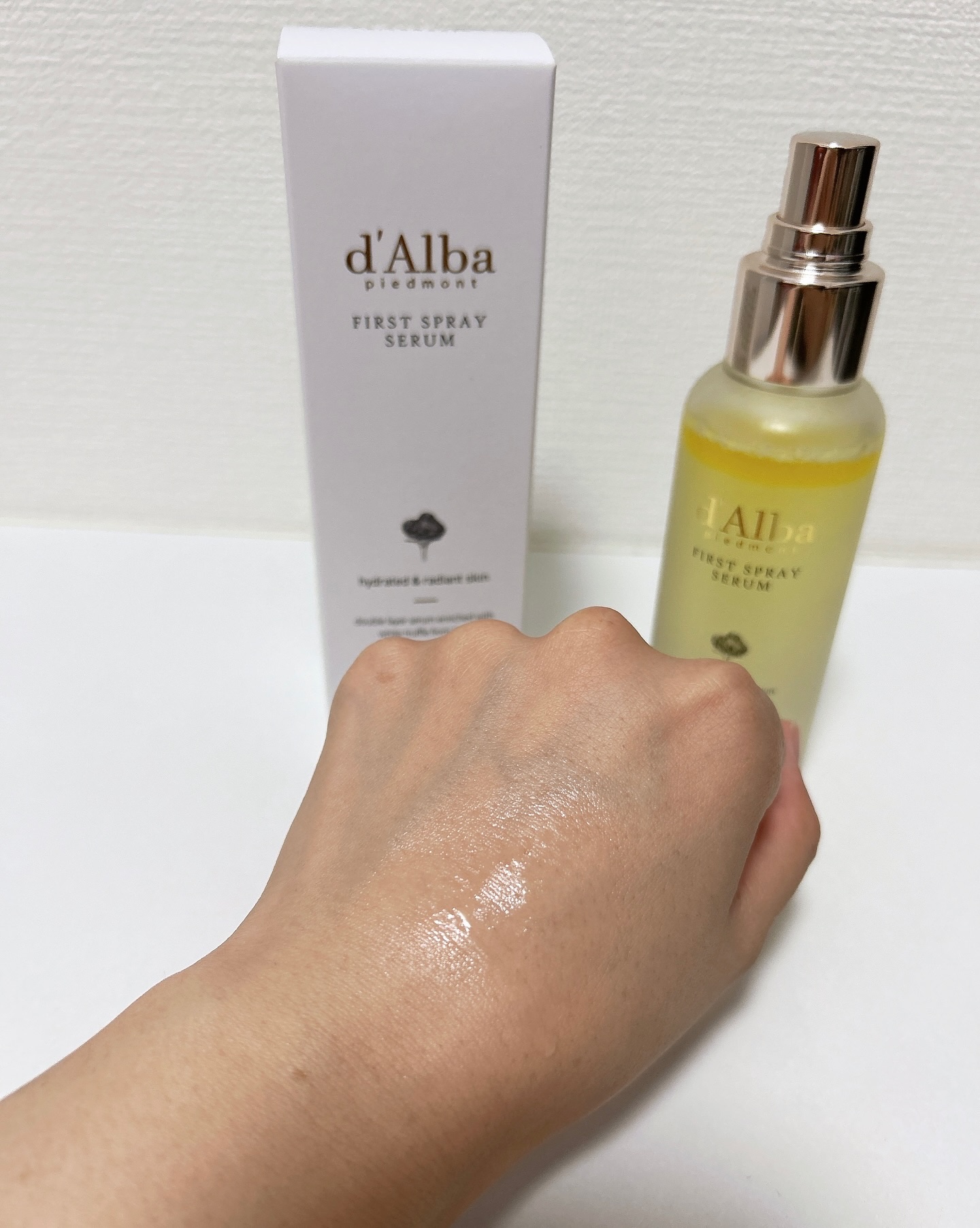 ダルバ ホワイトトリュフファーストスプレーセラム/ダルバ/ミスト状化粧水を使ったクチコミ（3枚目）
