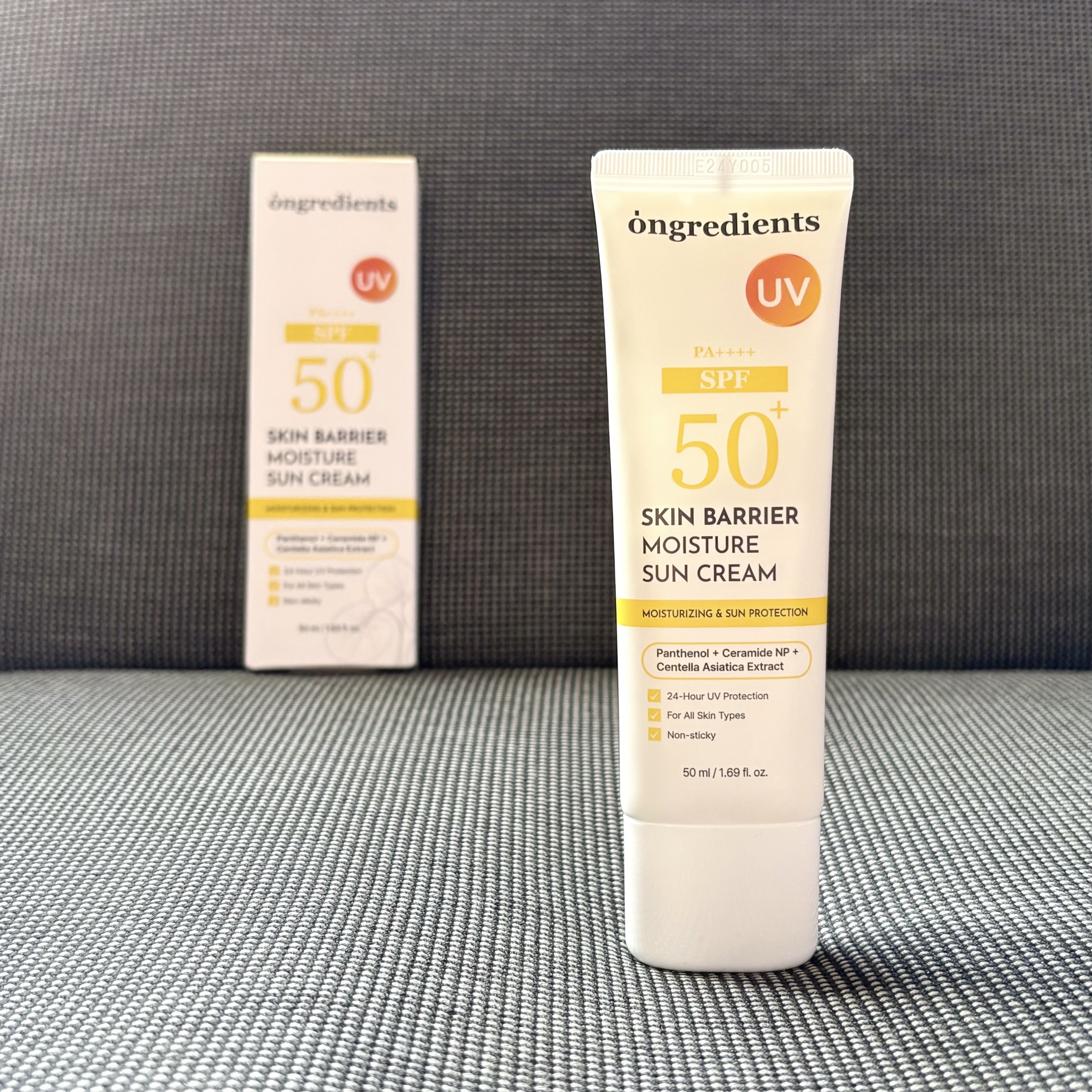 スキンバリアモイスチャーサンクリーム/Ongredients/日焼け止めクリームを使ったクチコミ（1枚目）