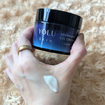 ヨル スキン オーバーナイトジェルクリーム クリア/YOLU/フェイスクリームを使ったクチコミ(4枚目)