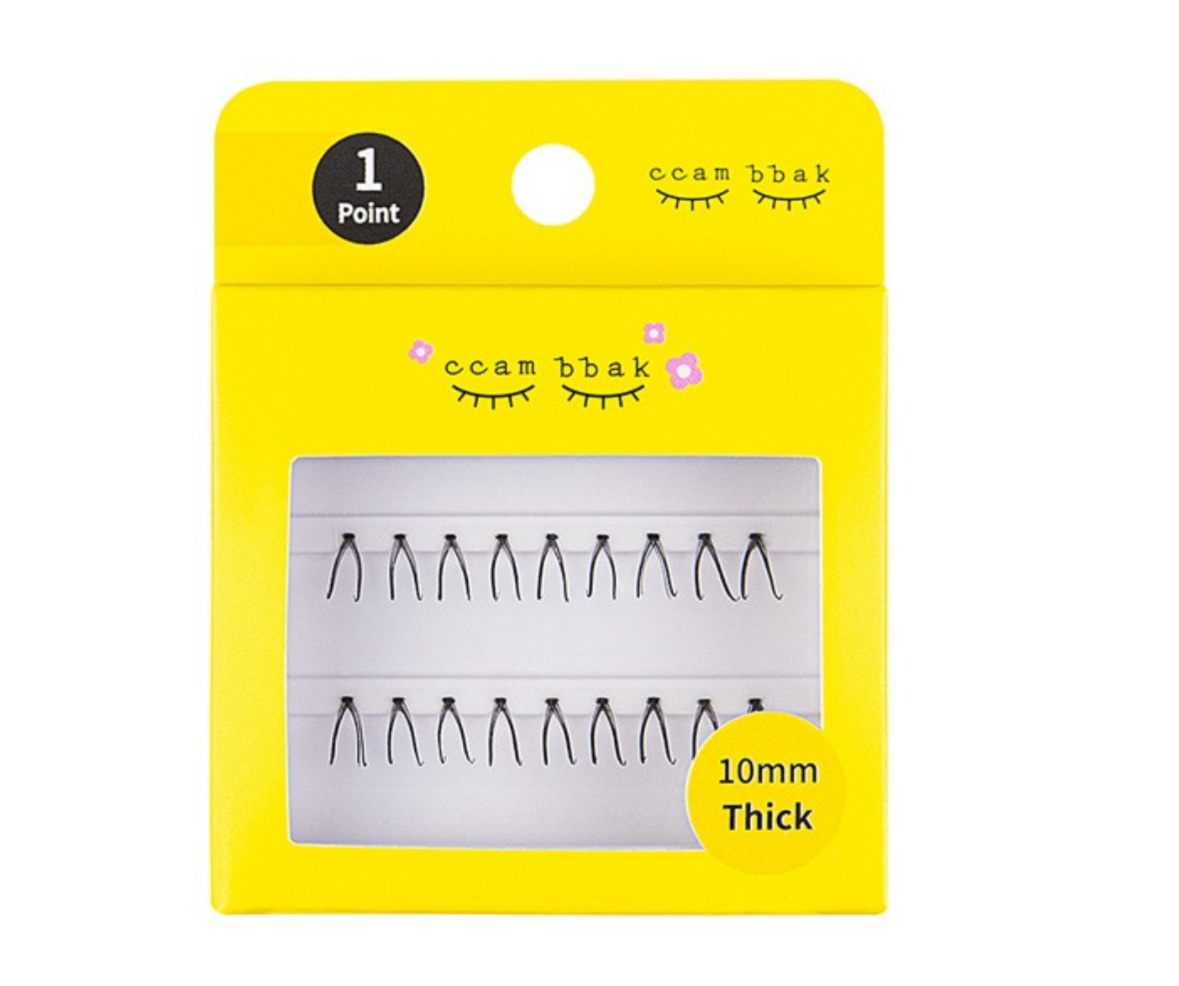 eyelash 10mm deep yellow/CCAM BBAK/つけまつげを使ったクチコミ（1枚目）